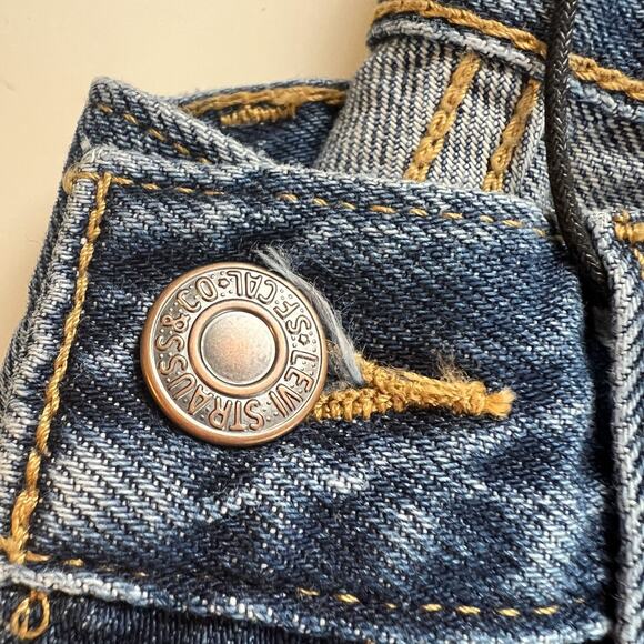 Levi's Premium Women 80s Mom Zip Fly High Rise Tapered Leg Jeans 23x30 Blue NWT - Picture 5 of 15